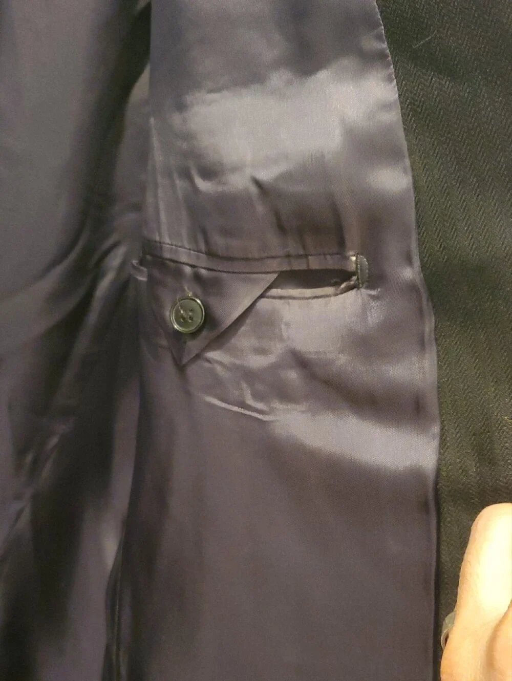 Vintage Men's Black Blazer Sport Coat - Zambesi